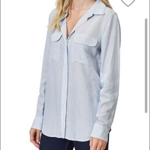 Equipment 100% silk blouse